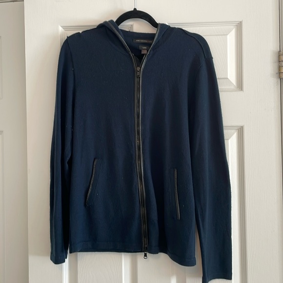 John Varvatos merino wool cardigan. - Picture 1 of 3